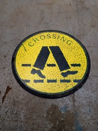 Cartel CROSSING ⦵ 30 cm