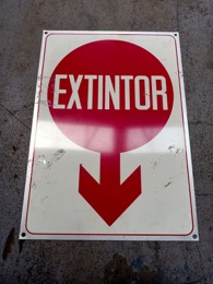 Cartel Extintor | 42 x 30 cm 