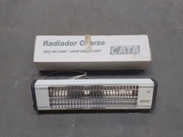 Radiador calefactor de cuarzo CATA MC1200P | 53 x 6 x h 13 cm 