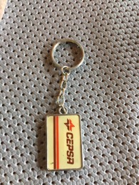 Llavero metálico CEPSA_ATLÁNTICO | 2,5 x h 11 cm